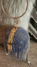 Load image into Gallery viewer, Blue bombshell clutch bags