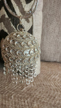 Load image into Gallery viewer, Silver bombshell clutch bags