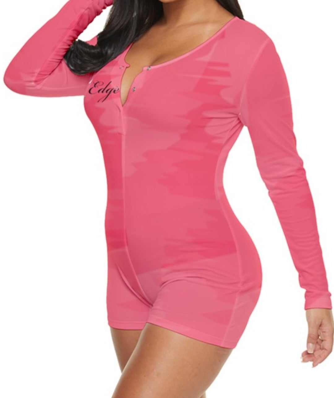 Long sleeves Jumpsuit for women in pink