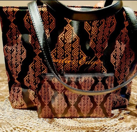 Black and Brown handbag for Women